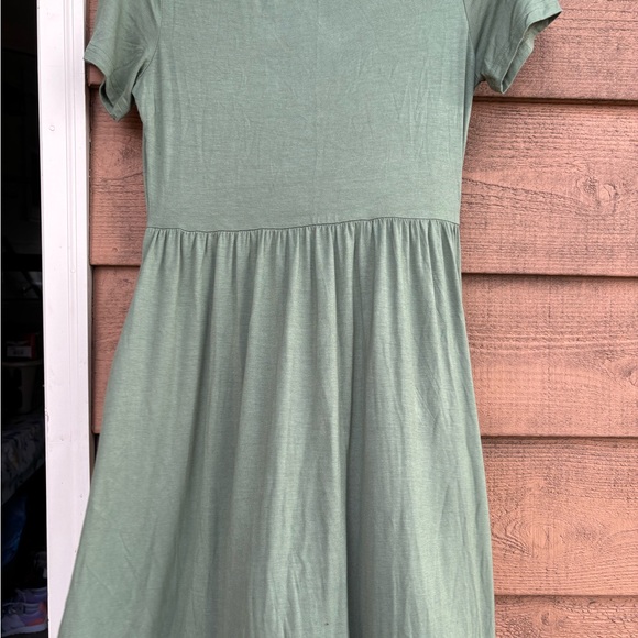 NWT DB Moon empire waist midi dress green medium US 8/10 - Picture 3 of 8
